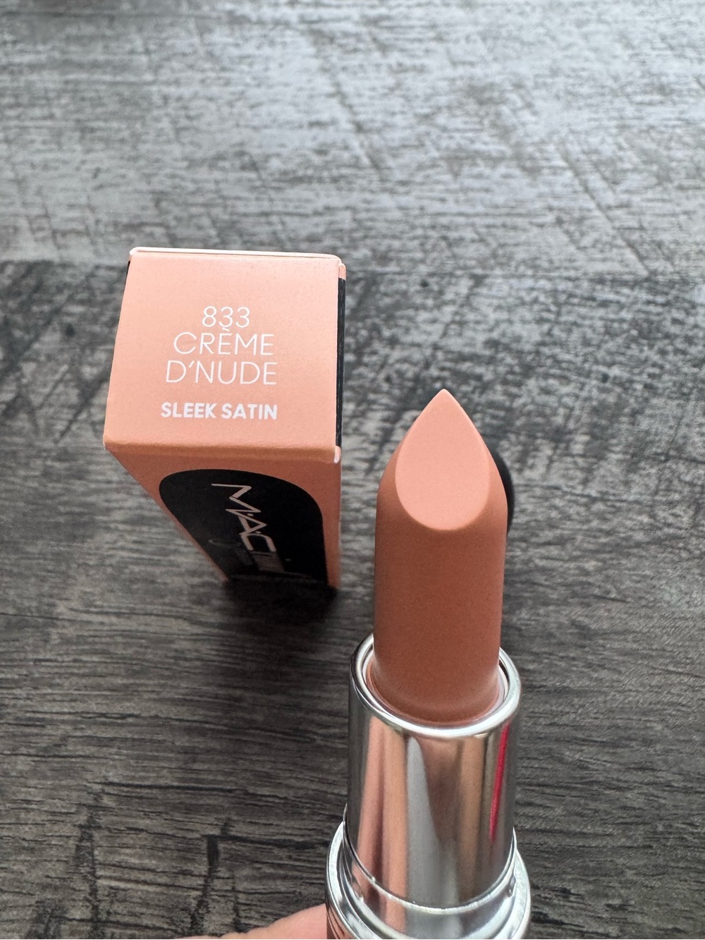 MAC Cosmetics Creme D'Nude Sleek Satin Lipstick - Nude Peach